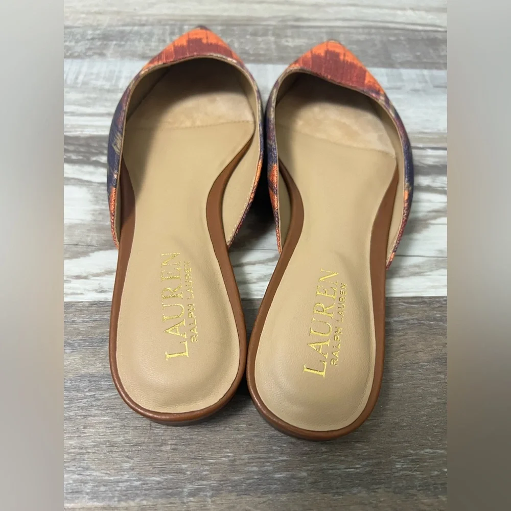 Lauren Ralph Lauren Women's Londyn‎ Slip-On Pointed-Toe Flat Mules 6